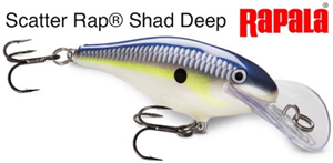 rapala scatter rap shad deep head